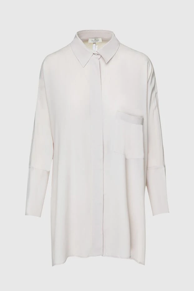 Panicale женские блузка из акрила и шелка белая женская купить с ценами и фото 155473 - фото 1