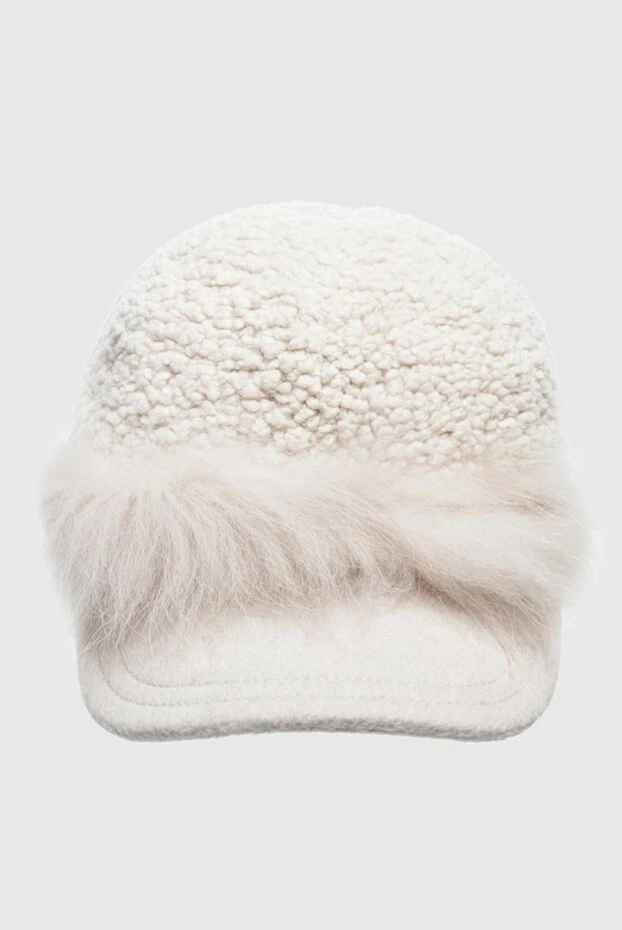 Panicale woman fur white cap for women buy with prices and photos 155478 - photo 1