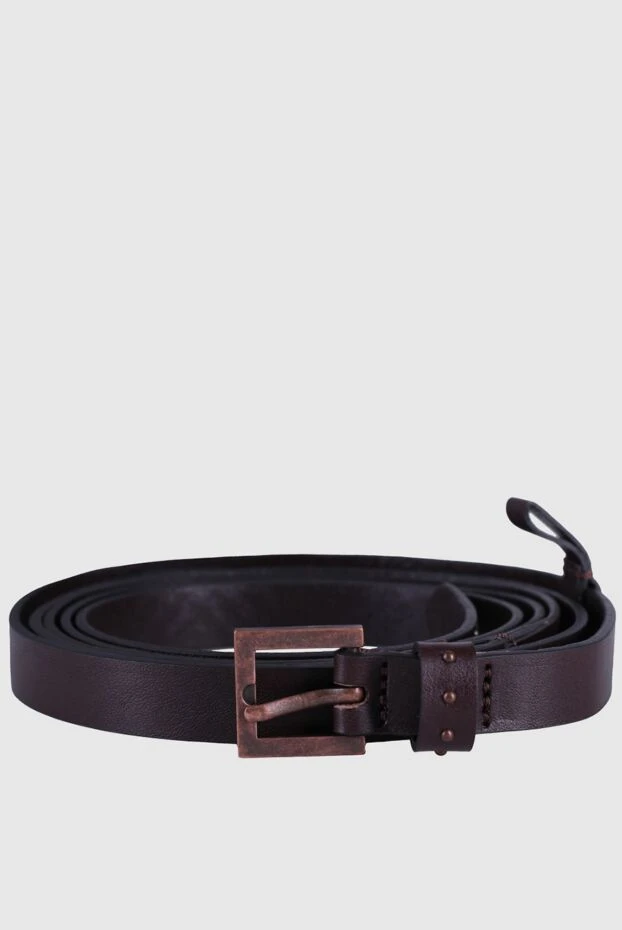 Panicale woman brown leather belt for women 155481 - photo 1