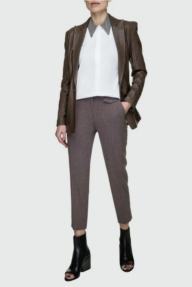 Fleur de Paris brown leather jacket 195610 - photo 3