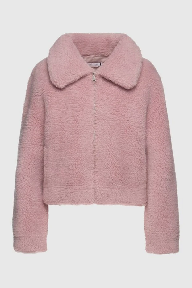 Fleur de Paris женские куртка из шерсти и акрила розовая женская купить с ценами и фото 155492 - фото 1