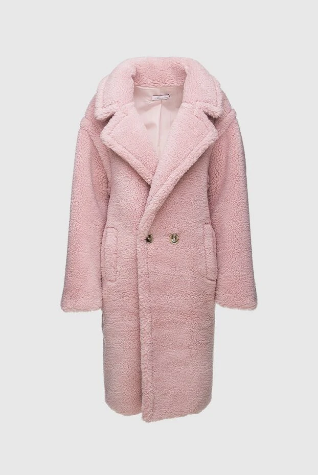 Fleur de Paris woman women's pink fur coat made of wool and acrylic buy with prices and photos 155495 - photo 1