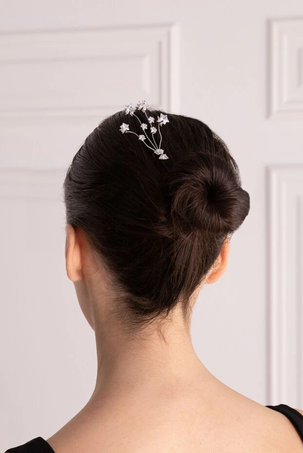 Annabella woman gray metal hairpin for women 155524 - photo 2