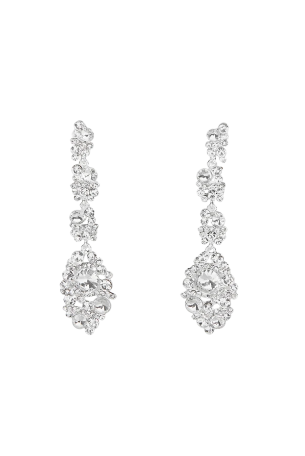 Annabella earrings for women gray with crystal pendants 155527 - photo 1