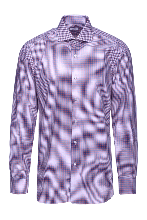 Barba Napoli мужские сорочка из хлопка фиолетовая мужская купить с ценами и фото 155586 - фото 1
