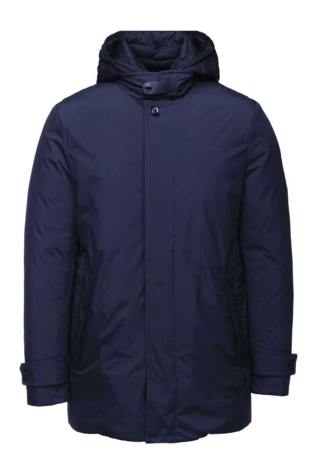 Moorer man men's down jacket made of polyester blue buy with prices and photos 155597 - photo 1
