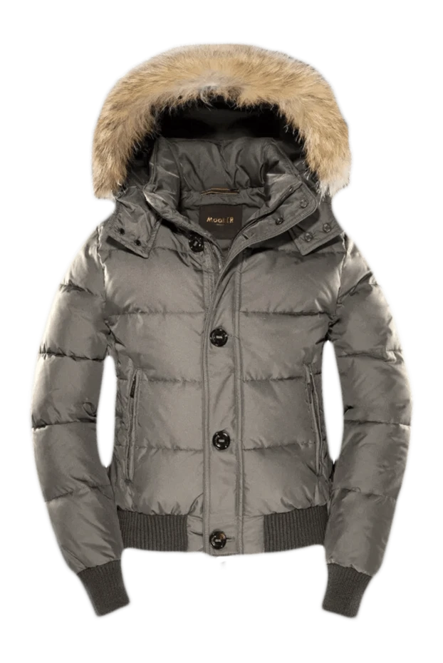 Moorer man men's down jacket made of polyester gray buy with prices and photos 155599 - photo 1