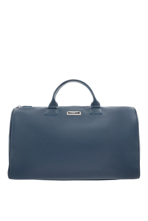 Corneliani man blue leather travel bag for men 155607 - photo 1