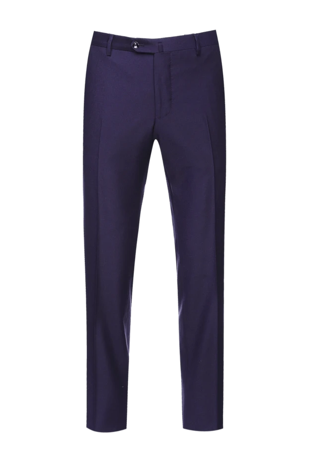 Cesare di Napoli man purple wool trousers for men buy with prices and photos 155623 - photo 1