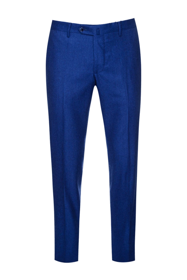 Cesare di Napoli man blue wool trousers for men 155629 - photo 1