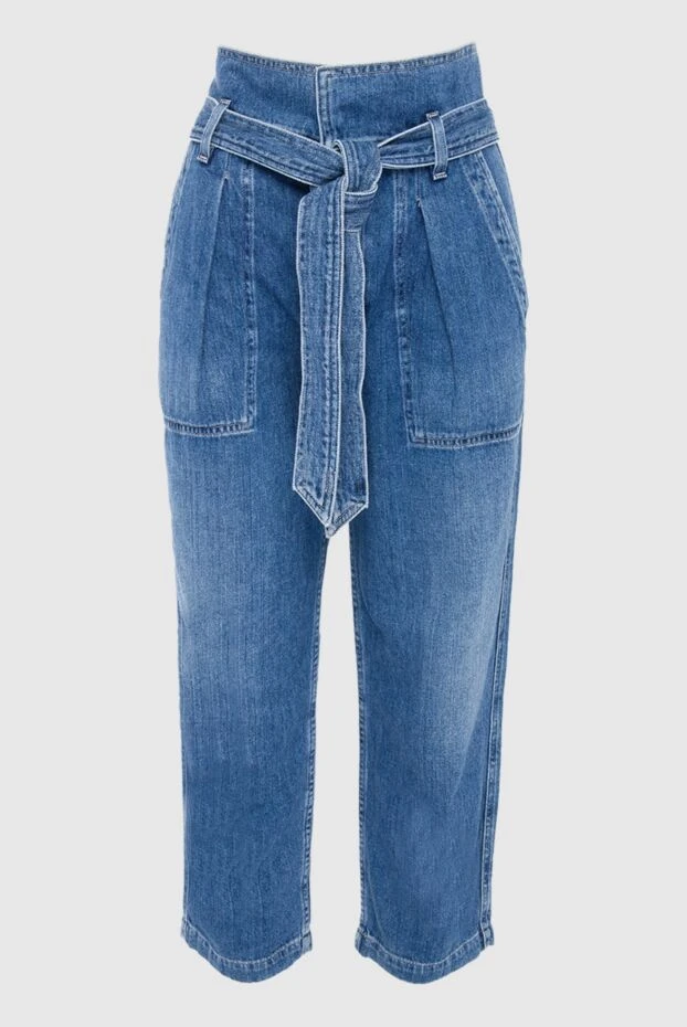 Citizens of Humanity женские джинсы из хлопка голубые женские купить с ценами и фото 155650 - фото 1