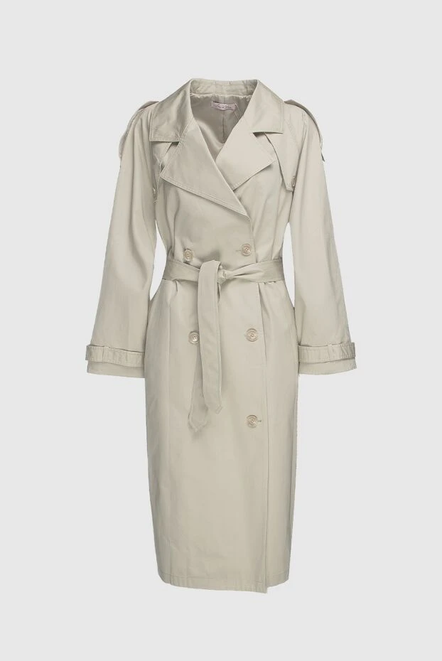 Fleur de Paris woman beige cotton raincoat for women buy with prices and photos 155675 - photo 1