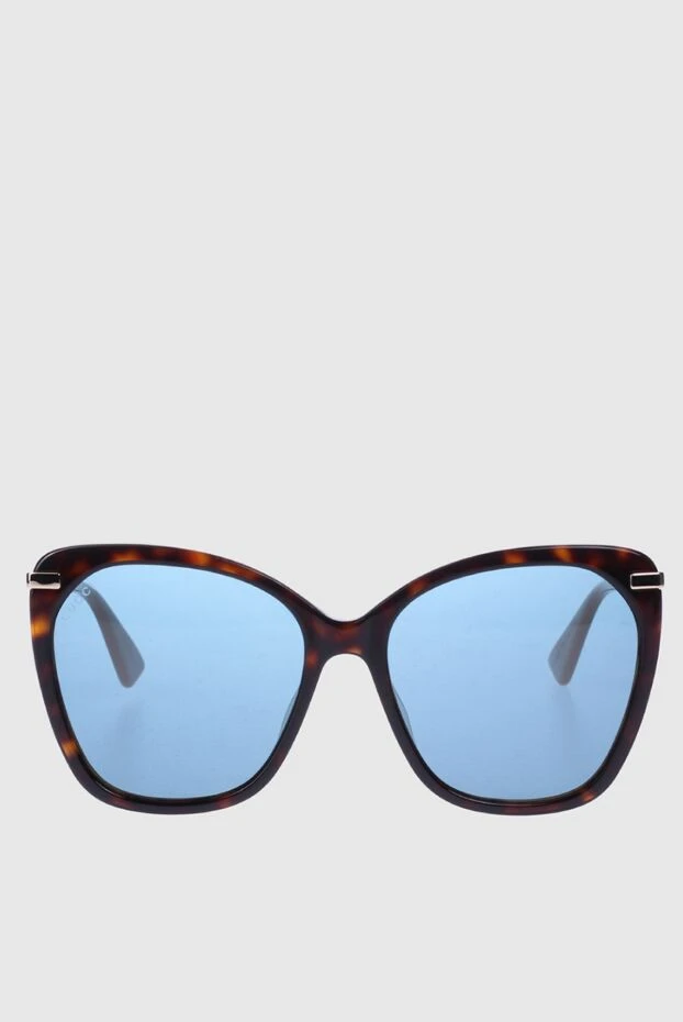 Gucci жіночі окуляри з пластику та металу коричневі жіночі купити фото з цінами 155736 - фото 1