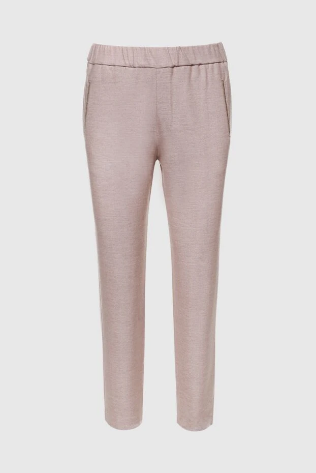 Panicale woman beige wool and polyamide trousers for women buy with prices and photos 155792 - photo 1