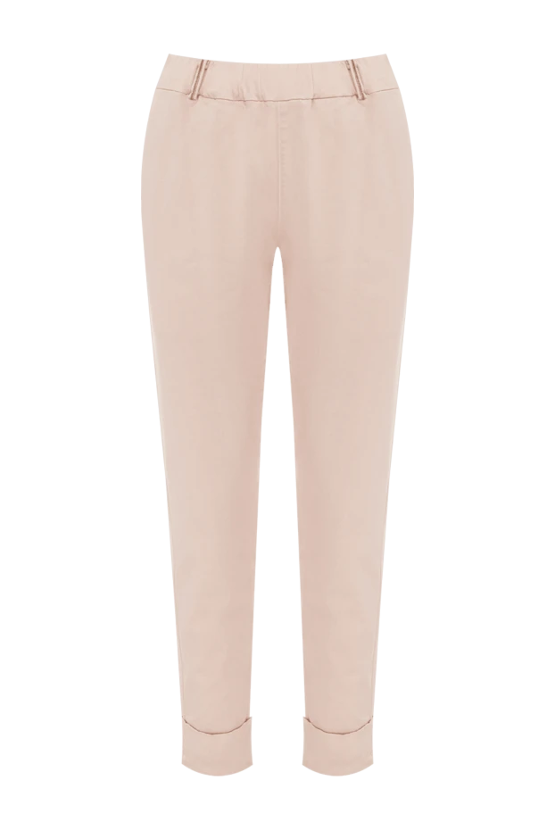 Panicale woman pink cotton trousers for women buy with prices and photos 155809 - photo 1