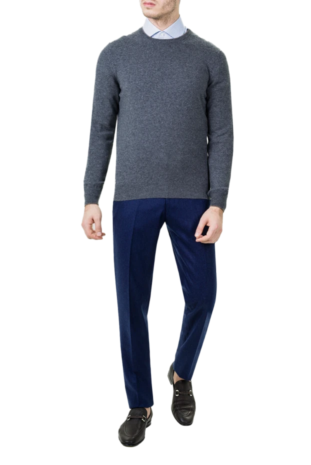Gran Sasso man cashmere jumper gray for men buy with prices and photos 155838 - photo 2