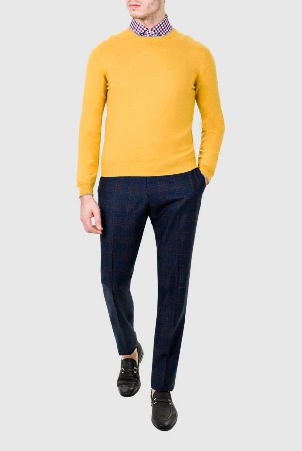 Gran Sasso man cashmere jumper yellow for men buy with prices and photos 155842 - photo 2