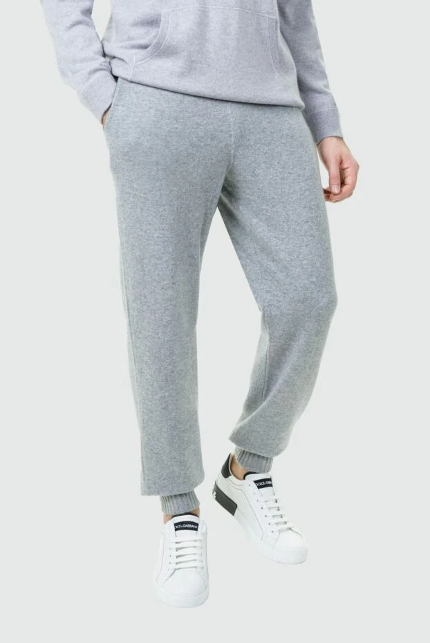 Gran Sasso man men's cashmere sweatpants, gray buy with prices and photos 155848 - photo 2