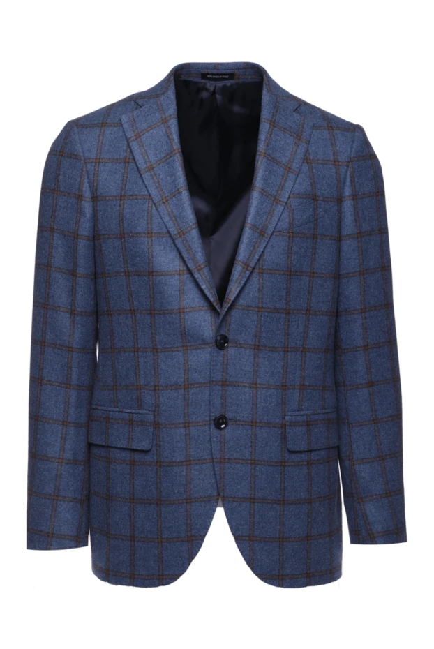 Sartoria Latorre мужские пиджак из кашемира синий мужской купить с ценами и фото 155853 - фото 1