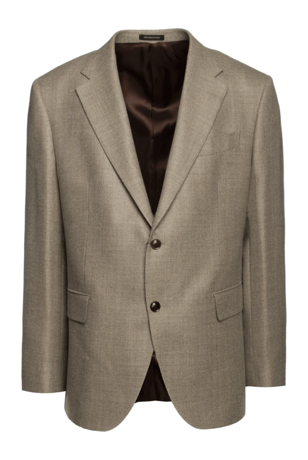 Sartoria Latorre man men's beige wool and silk jacket 155854 - photo 1