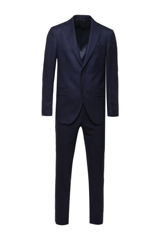 Sartoria Latorre мужские костюм мужской из шерсти синий купить с ценами и фото 155857 - фото 1
