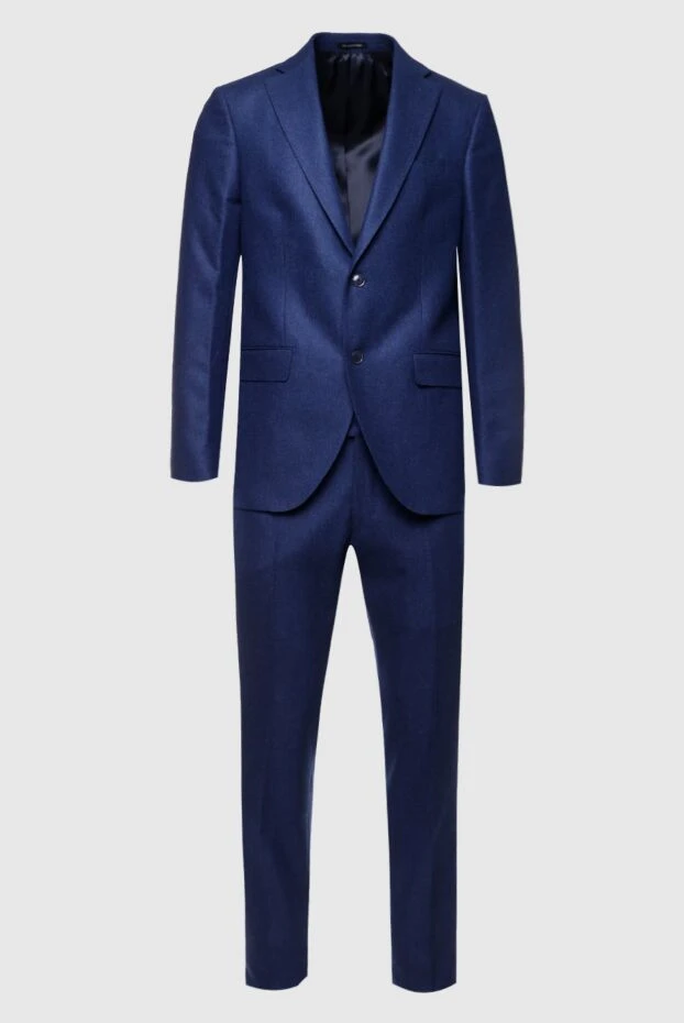 Sartoria Latorre man men's suit made of wool, blue buy with prices and photos 155858 - photo 1