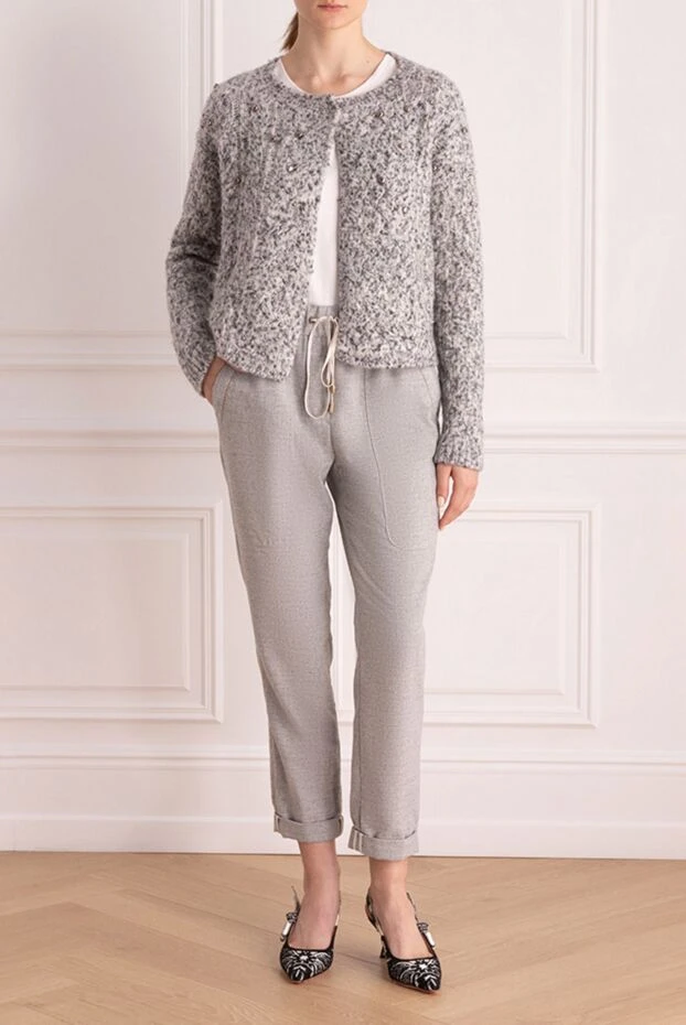Peserico woman gray trousers for women buy with prices and photos 155917 - photo 2