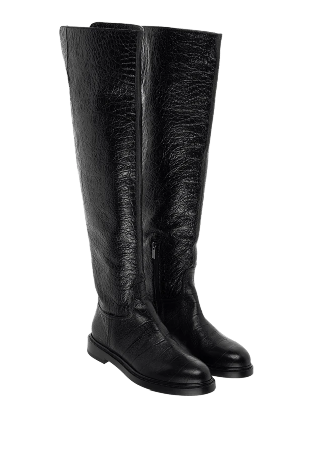 Fleur de Paris woman black low-heeled boots 185098 - photo 3