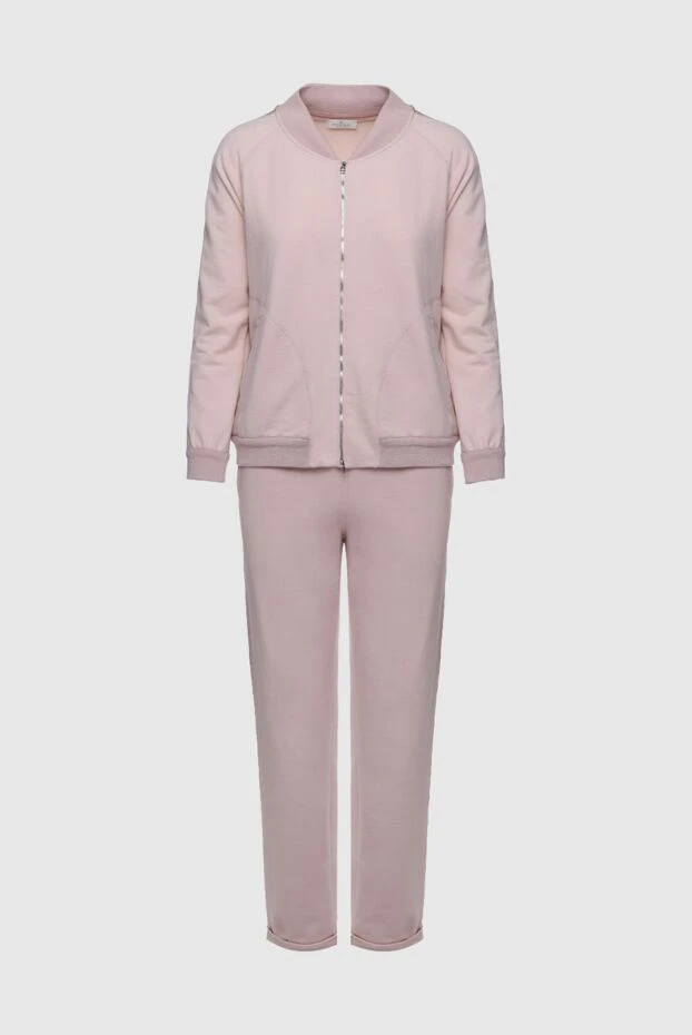 Panicale жіночі костюм прогулянковий з бавовни та еластану рожевий жіночий купити фото з цінами 155981 - фото 1