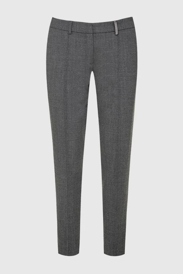 Panicale woman gray wool trousers for women buy with prices and photos 156022 - photo 1