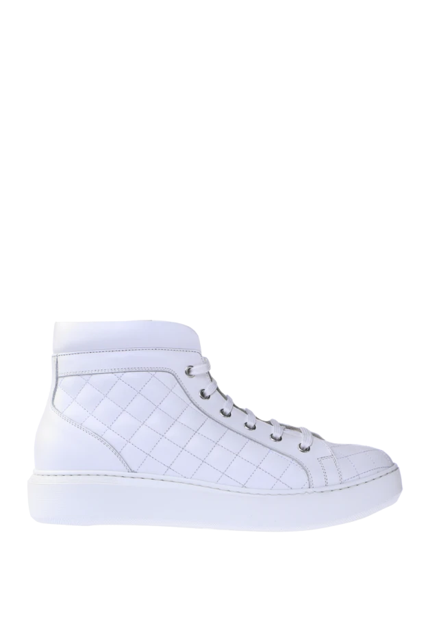 Cesare di Napoli woman white leather and fur sneakers for women buy with prices and photos 156066 - photo 1