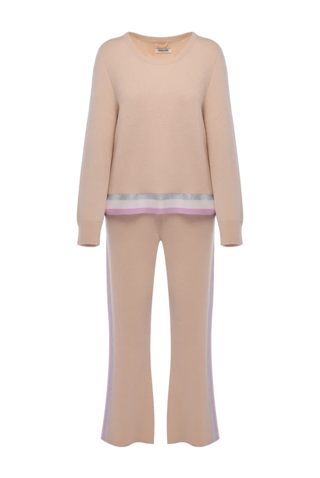 Max&Moi woman beige women's walking suit made of wool and cashmere buy with prices and photos 156072 - photo 1