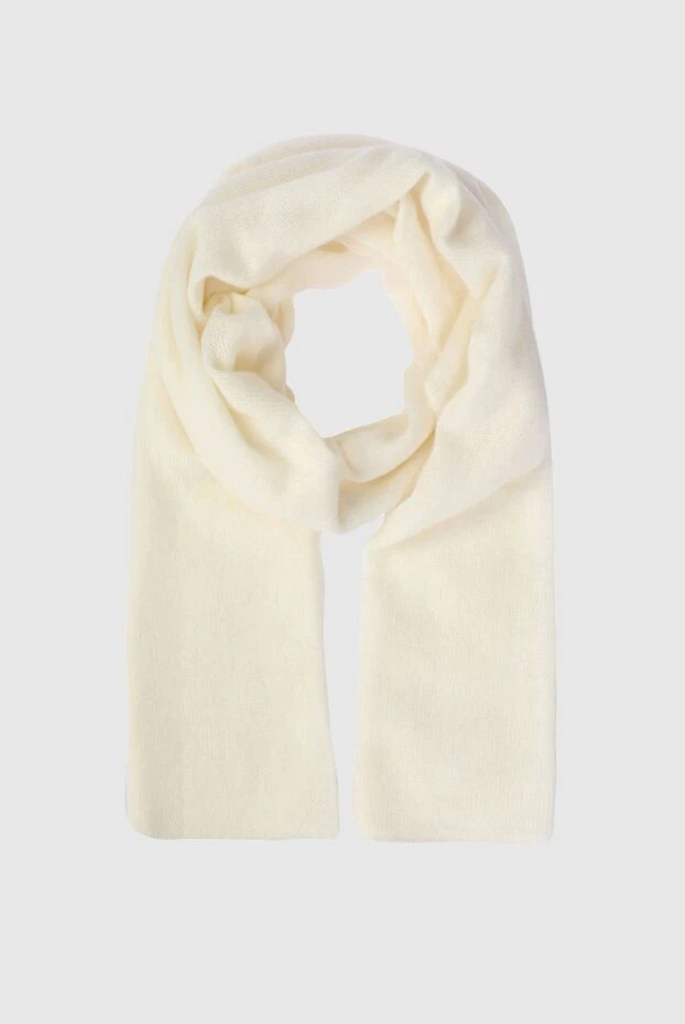 Cashmere & Silk Milano жіночі шарф з кашеміру білий жіночий купити фото з цінами 156166 - фото 1