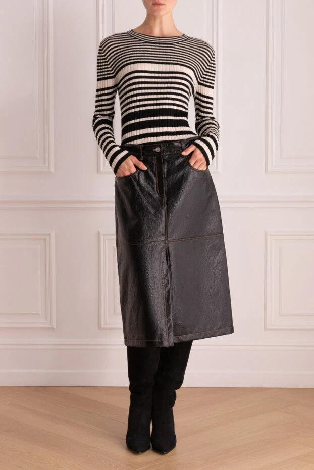 Cashmere & Silk Milano жіночі джемпер з кашеміру чорний жіночий купити фото з цінами 156174 - фото 2