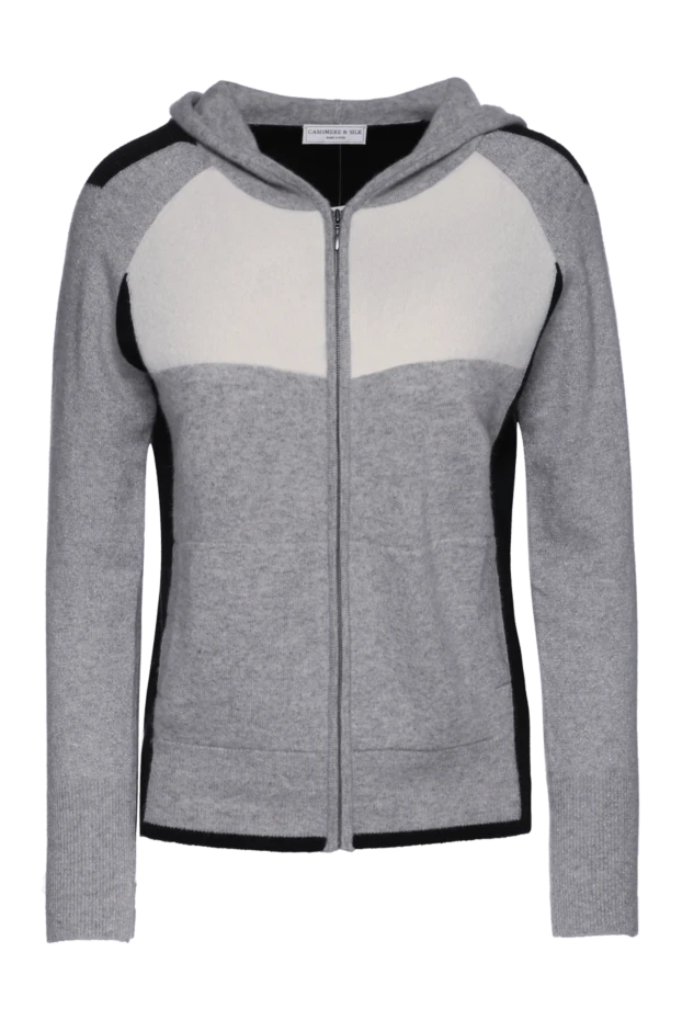 Cashmere & Silk Milano woman gray cashmere sweatshirt for men buy with prices and photos 156184 - photo 1