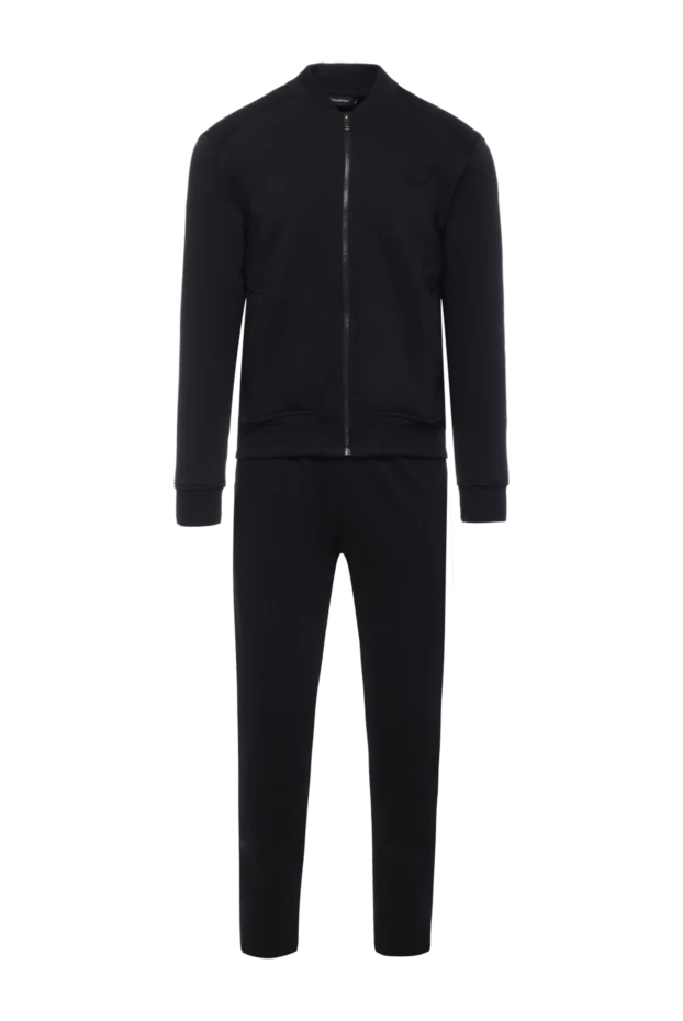 Ermenegildo Zegna man men's sports suit made of cotton and polyester, black buy with prices and photos 156207 - photo 1