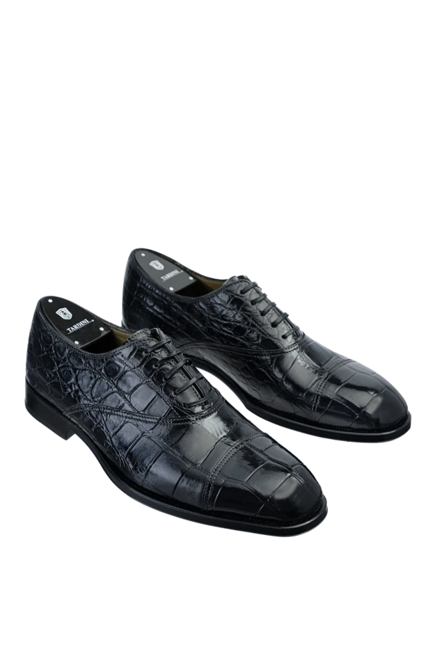 Tardini man black alligator leather men's shoes 156237 - photo 3