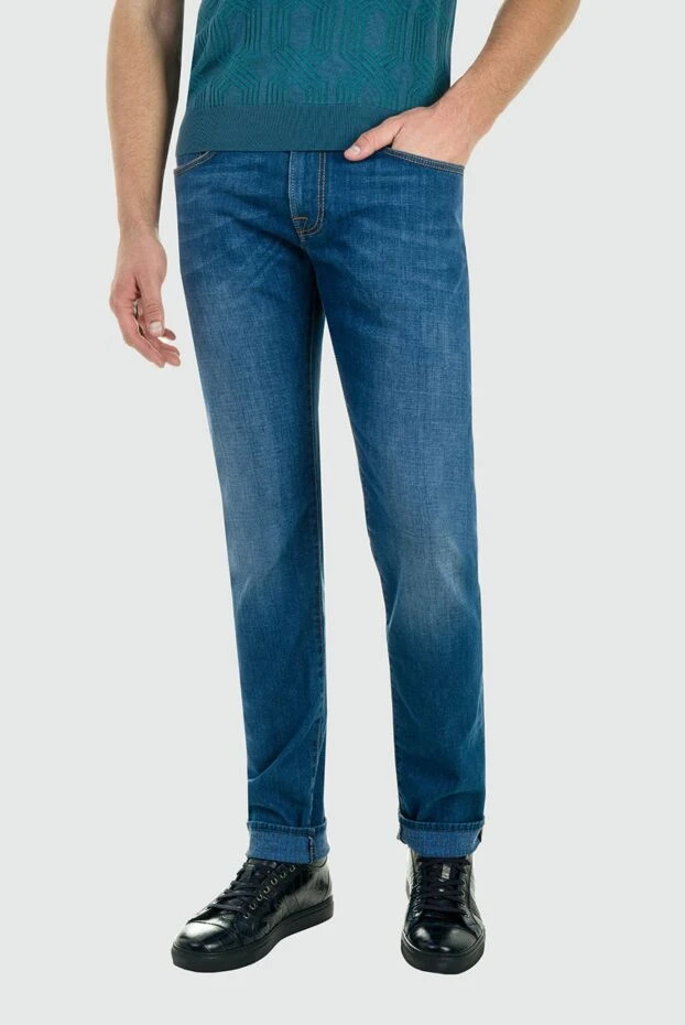 Tramarossa чоловічі джинси з бавовни сині чоловічі купити фото з цінами 156260 - фото 2