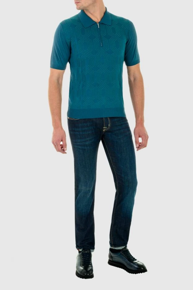 Tramarossa чоловічі джинси з бавовни сині чоловічі купити фото з цінами 156269 - фото 2