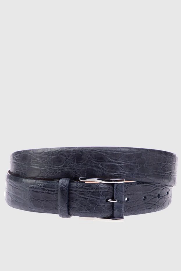 Cesare di Napoli man crocodile leather belt blue for men buy with prices and photos 156271 - photo 1