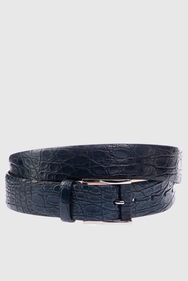 Cesare di Napoli man green crocodile leather belt for men buy with prices and photos 156275 - photo 1