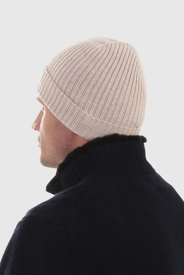 Corneliani man brown cashmere hat for men buy with prices and photos 156286 - photo 2