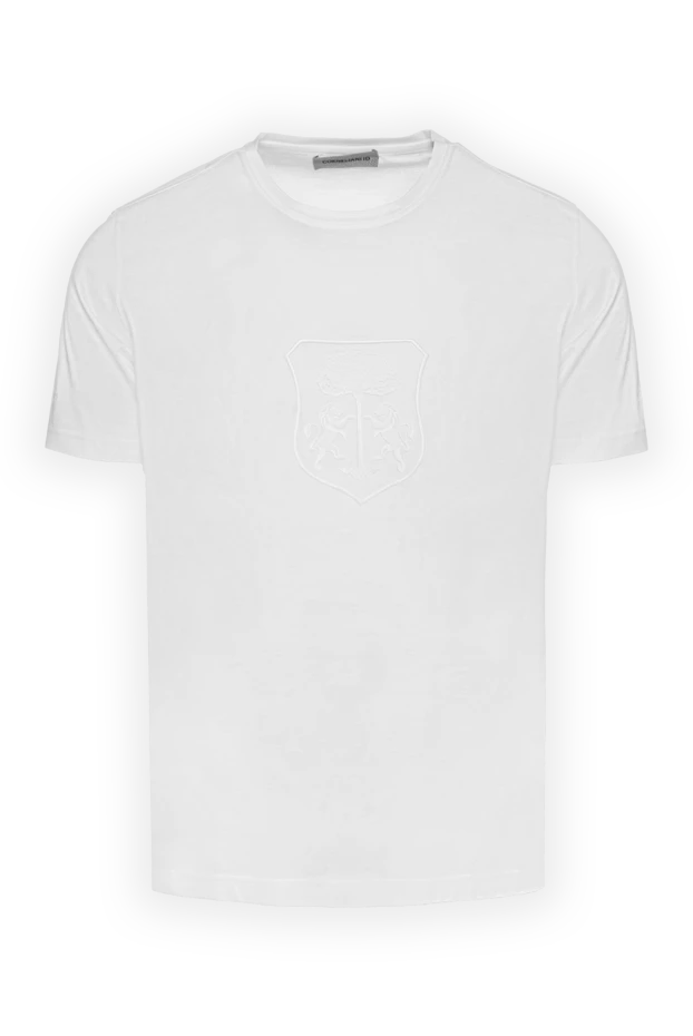 Corneliani man white cotton t-shirt for men buy with prices and photos 156293 - photo 1