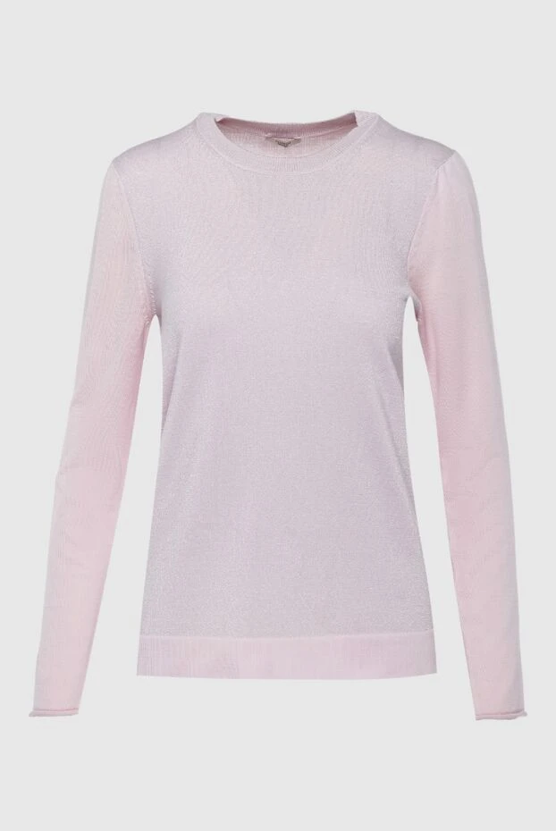 Pink wool sweater for women