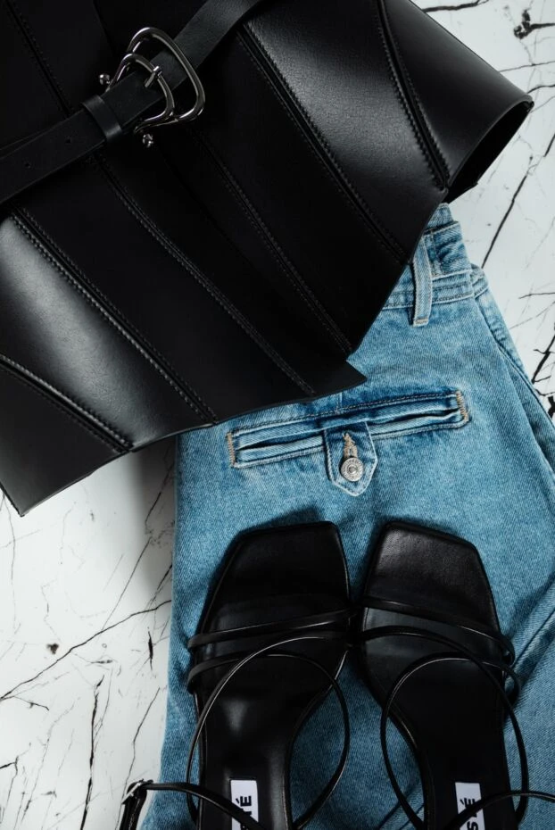 Citizens of Humanity women's cotton blue cropped jeans 156303 - photo 2