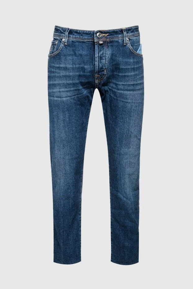 Jacob Cohen чоловічі джинси з бавовни сині чоловічі купити фото з цінами 156326 - фото 1
