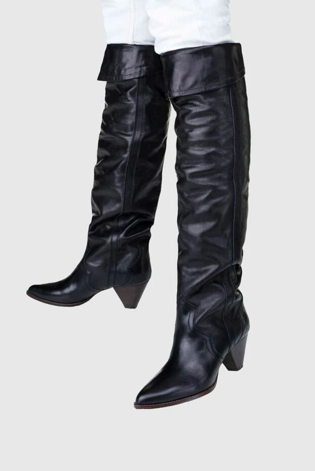 Isabel Marant woman black leather boots for women buy with prices and photos 156393 - photo 2