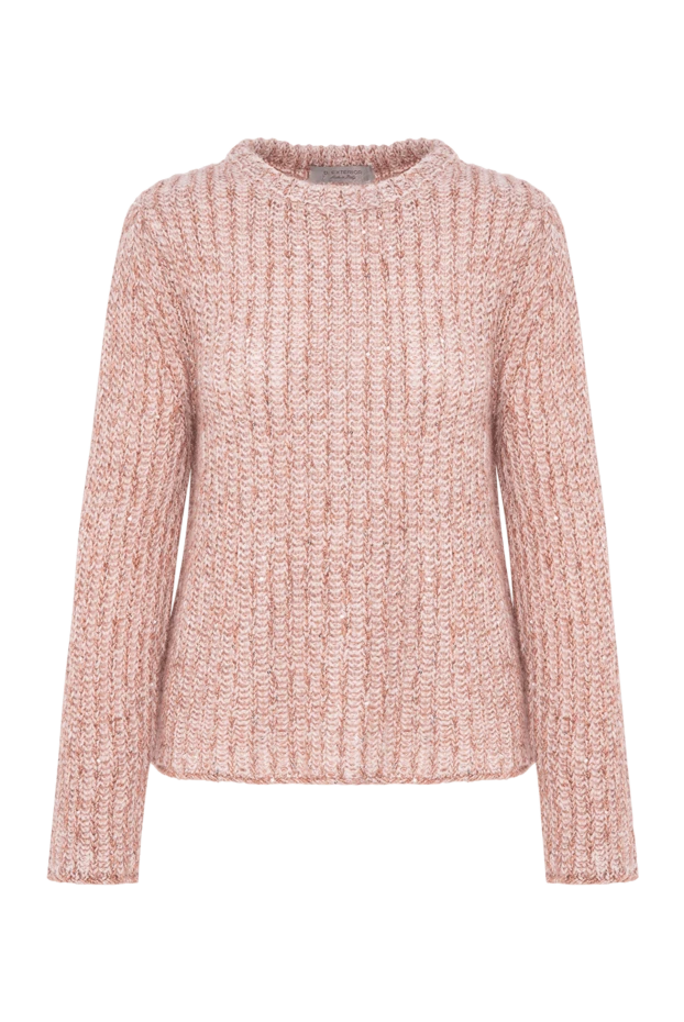 D.Exterior pink womens jumper with a decorative blouse-like underlayer 156426 - photo 1