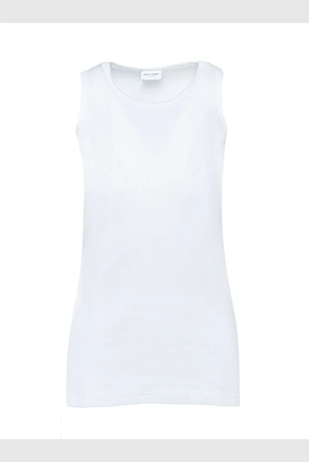 Saint Laurent woman white cotton t-shirt for women 156444 - photo 1