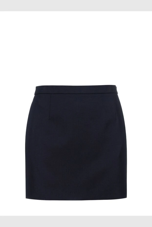 Saint Laurent classic black wool mini skirt 156449 - photo 1